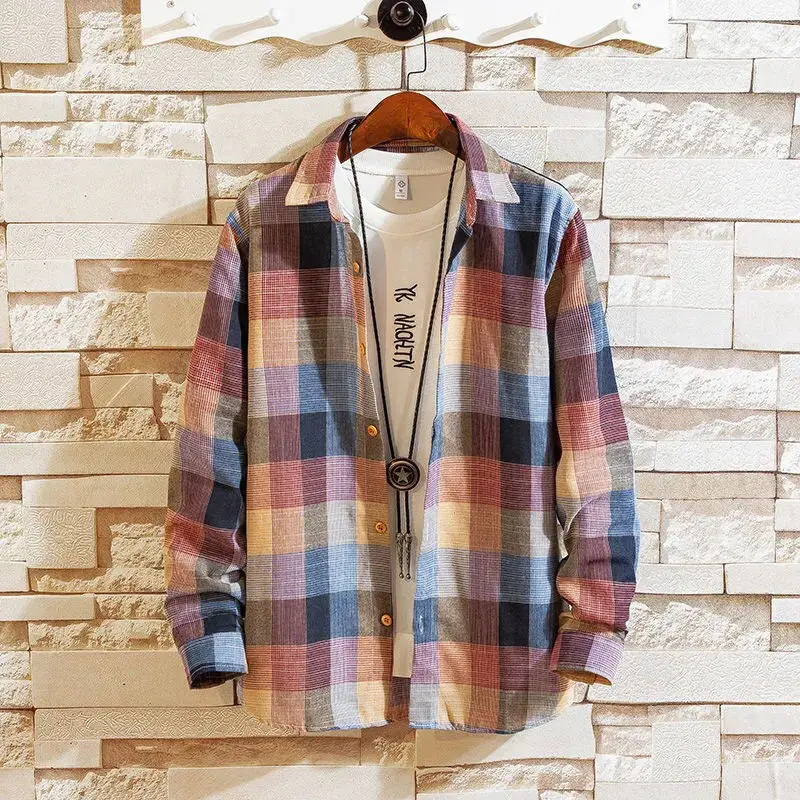 2025 Men’s Plaid Casual Shirts