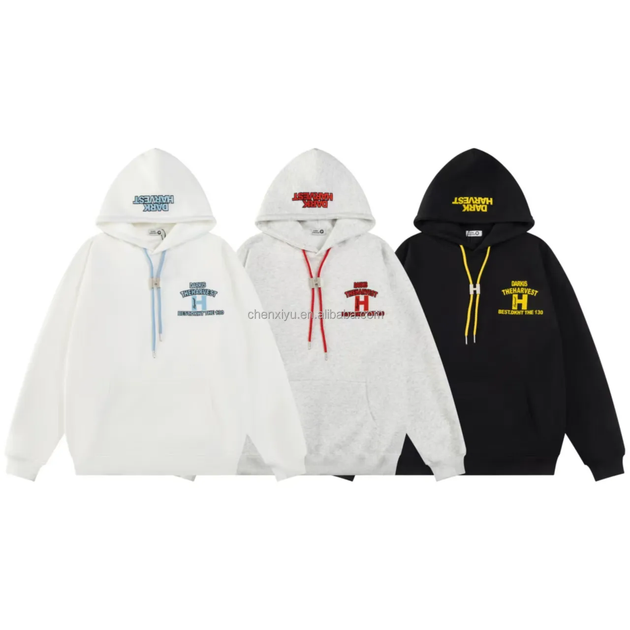 Men’s High Quality Fleece Hoodie Sweatshirt Plus Size Print Pattern Capuche for Autumn Season