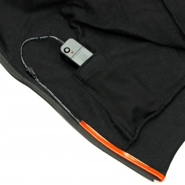 Men's Outdoor Long Sleeve Fishing Hoodie Shirts LED Hoodie  with Contrast Zip Hooded Collar - Image 3
