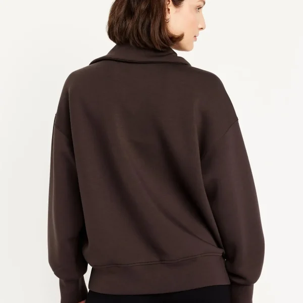 Women's 100% Cotton French Terry Hoodie Oversized Streetwear Zip-up 3D Printed Fleece with 3D Embroidery Technics - Image 2