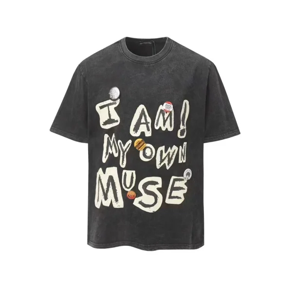 2025 Summer Men's Casual Street American Vintage  Short Sleeve T-Shirt 230 Grams Oversized T-shirt for Men - Image 2