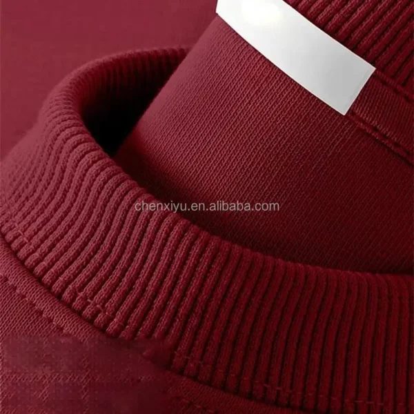 2025 330 GSM Printed Long Sleeve Sweatshirt Oversized Heavy Weight Plus Size Shirts Digital Printing for Autumn Season - Image 5