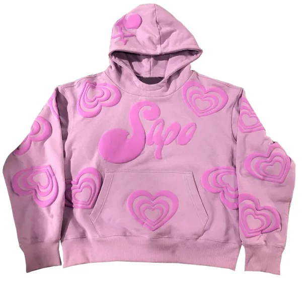 Women's Puff Printing Hoodie Oversized Pullover 2025 American European Trendy Sweatshirt for Women - Image 6