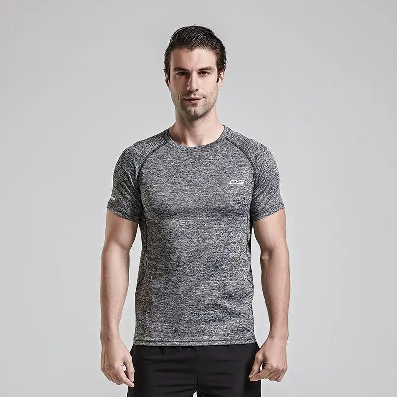 Men’s 200 Grams Gym T-Shirt Quick Dry Breathable Anti-Wrinkle Casual Oversized Fit Trendy Fitted Design Knitted Fabric Formal