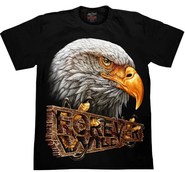 Men’s Animal Printed T-Shirt Oversized Casual Neck Loose Half-Sleeve 200 Grams Jersey Print Shirt for Men