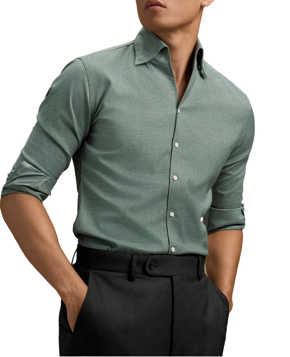 High Quality Men’s Casual Shirts Oversized Anti-Wrinkle and Breathable Business Shirts