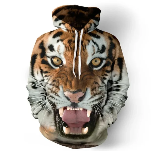 European American 3D Digital Printed Hooded Sweatshirt for Women Hot Sale Winter Women's Hoodie