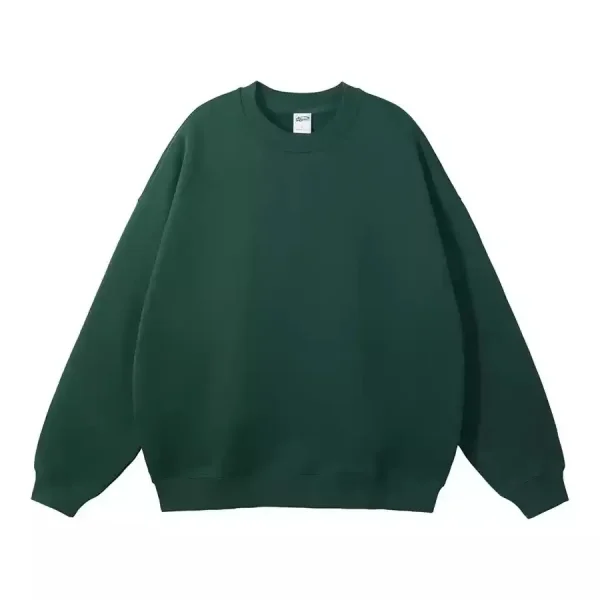 Autumn and Winter Trendy Men's Sweatshirt Fleece Thick Oversized Crew Neck 3D Embroidery New Style Clothing - Image 4
