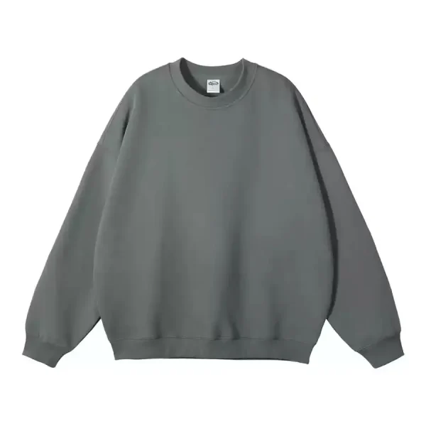 Autumn and Winter Trendy Men's Sweatshirt Fleece Thick Oversized Crew Neck 3D Embroidery New Style Clothing - Image 3