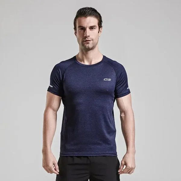 Men's 200 Grams Gym T-Shirt Quick Dry Breathable Anti-Wrinkle Casual Oversized Fit Trendy Fitted Design Knitted Fabric Formal - Image 5