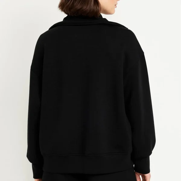 Women's 100% Cotton French Terry Hoodie Oversized Streetwear Zip-up 3D Printed Fleece with 3D Embroidery Technics - Image 5